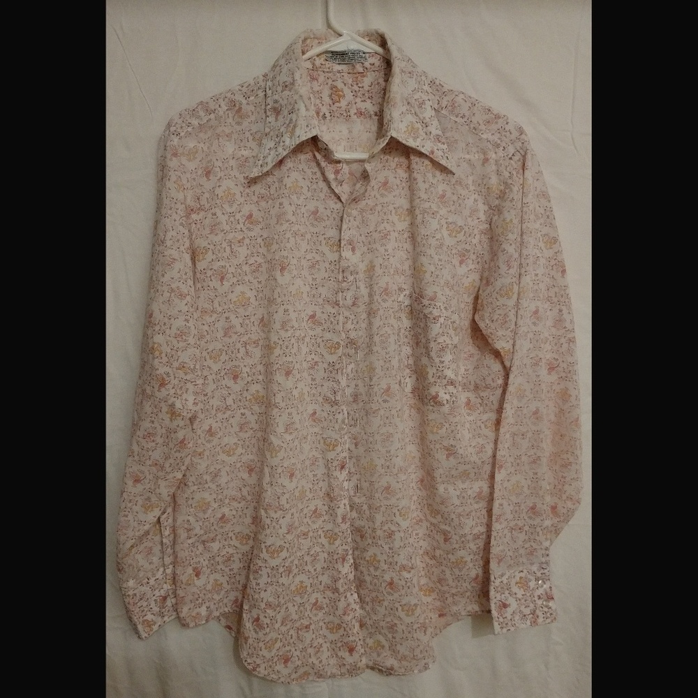 Hello deer! Vintage 70s shirt